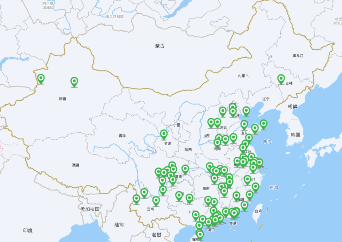 业务版图遍布全国